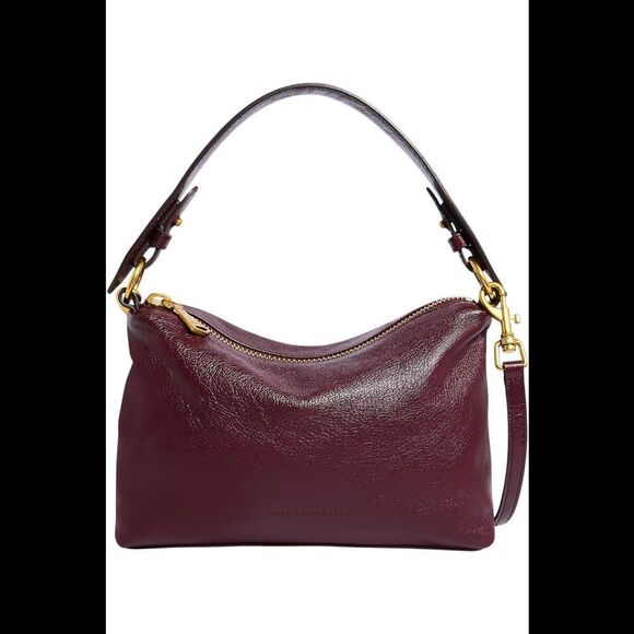 Aimee Kestenberg Handbags - Aimee Kestenberg Leather Ava Convertible Shoulder Bag Royal Plum